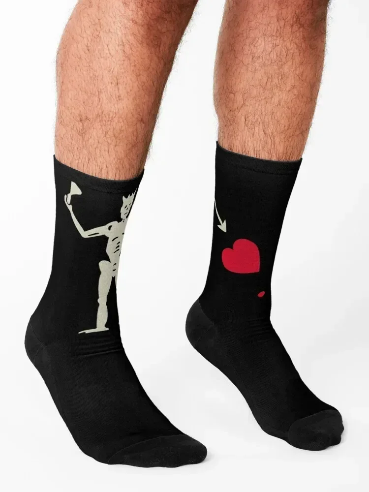 Pirate Blackbeard (Edward Teach) Essential Socks new in's professional running soccer anti-slip anime Socks Man Women's