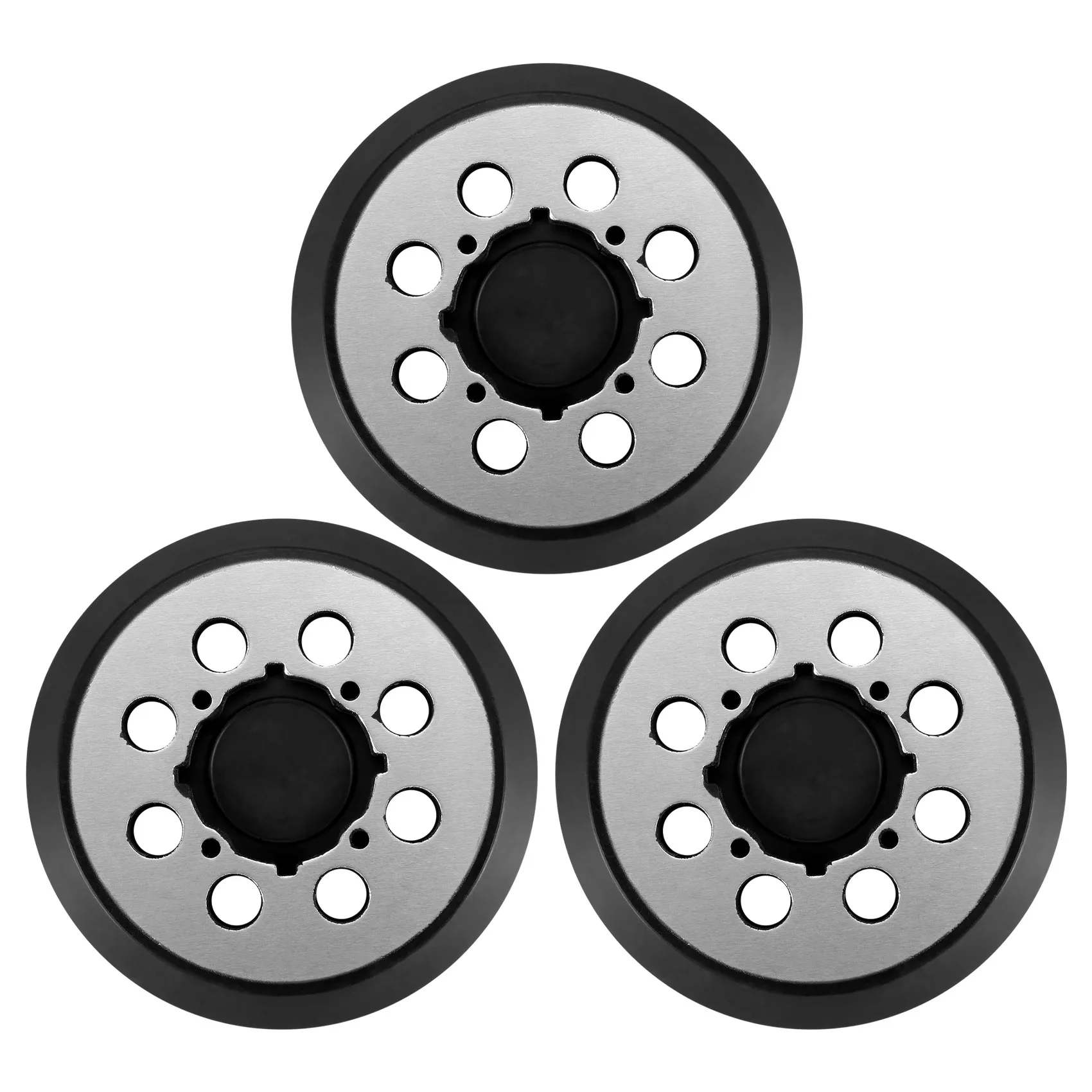 3 Packs Metal 5 Inch 8 Hole Hook & Loop Replacement Sander Pad ,Replace for Pad Part Number DWE64233 & N329079