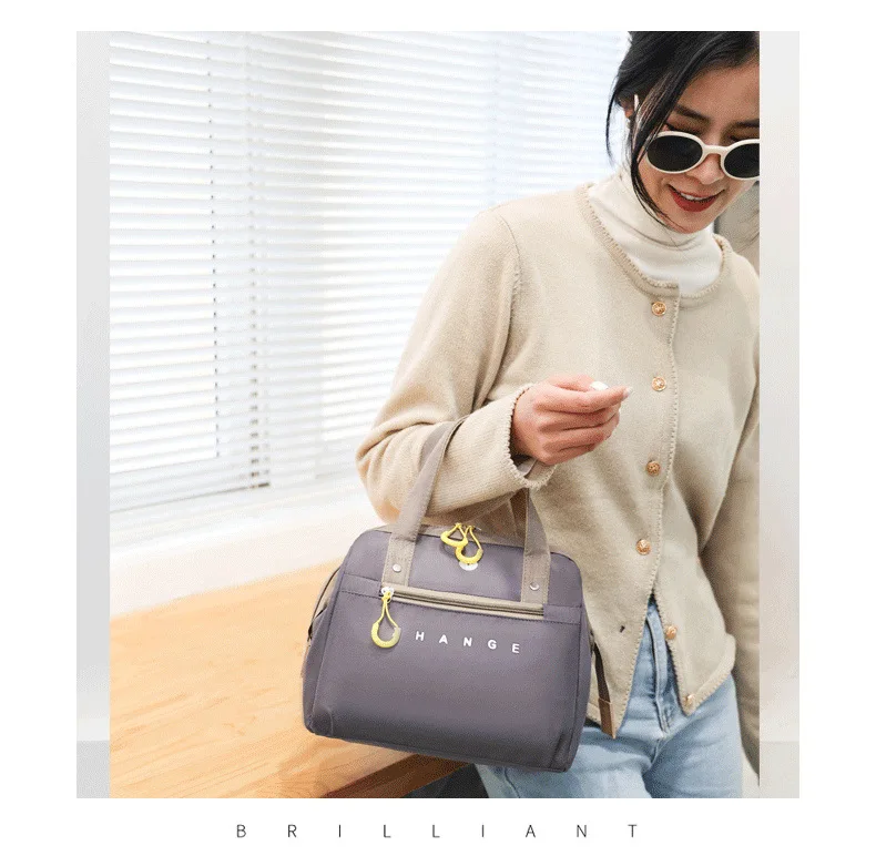 

‌2025 Stylish Diaper Bag Thermal Insulated Organizer for Moms, 15 Pockets Baby Care & Food Tote with Bottle Holder