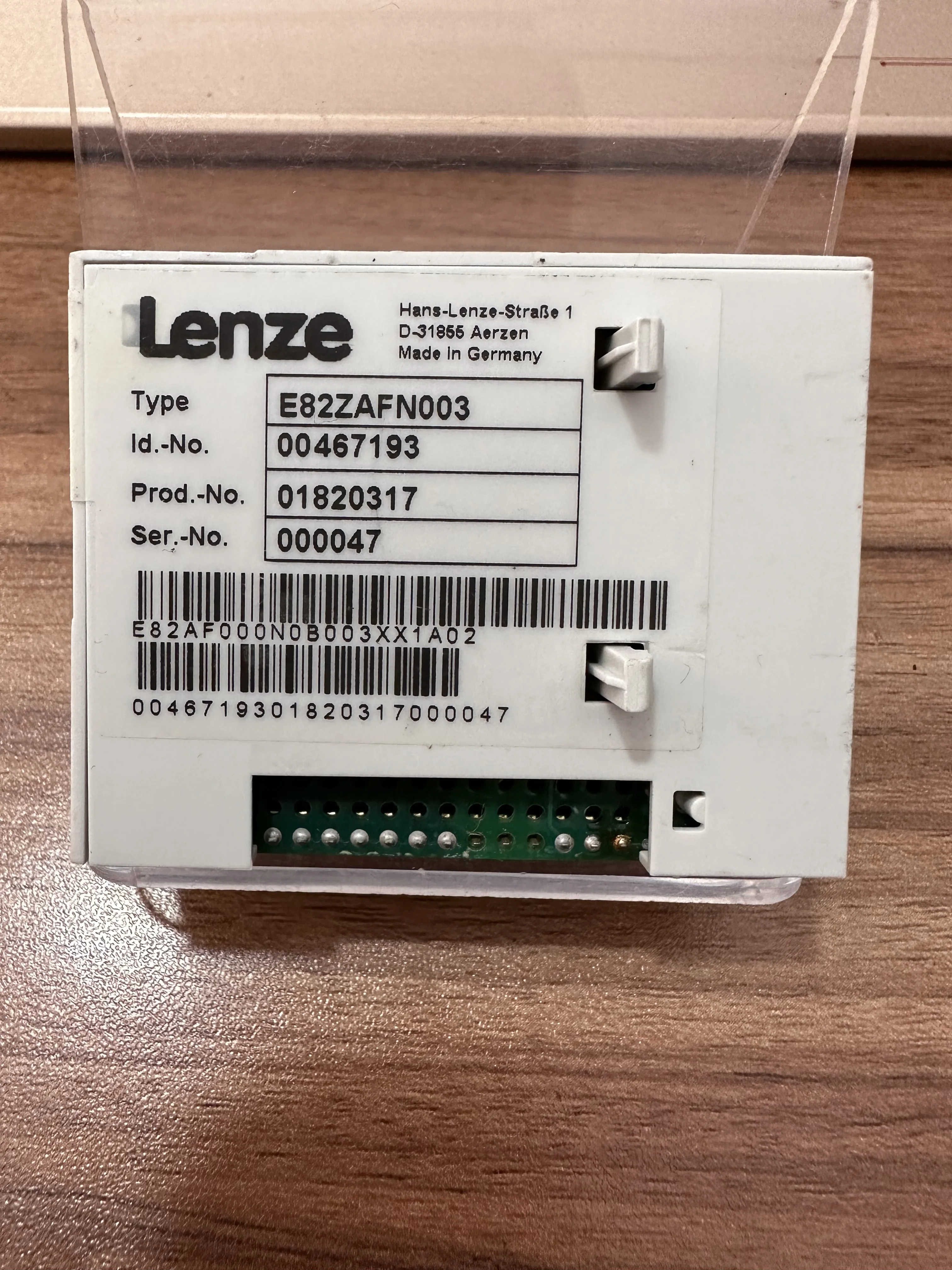 

Original Lenze Module E82ZAFN003 E82ZAFLC010