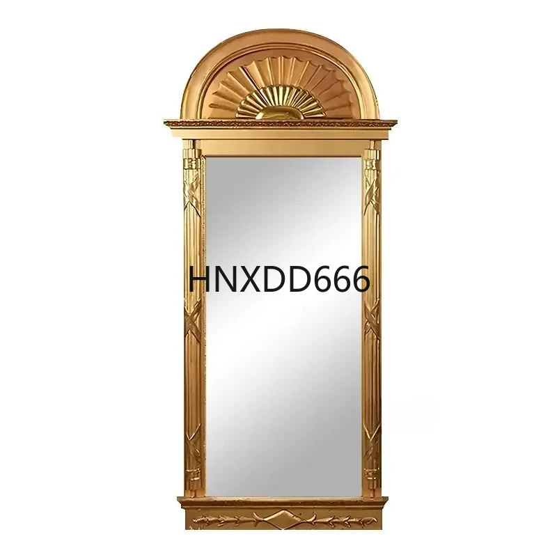 

Высококачественное зеркало в полный рост во французском стиле в европейском стиле, домашнее резное зеркало в полный рост, вилла, спальня Yhb