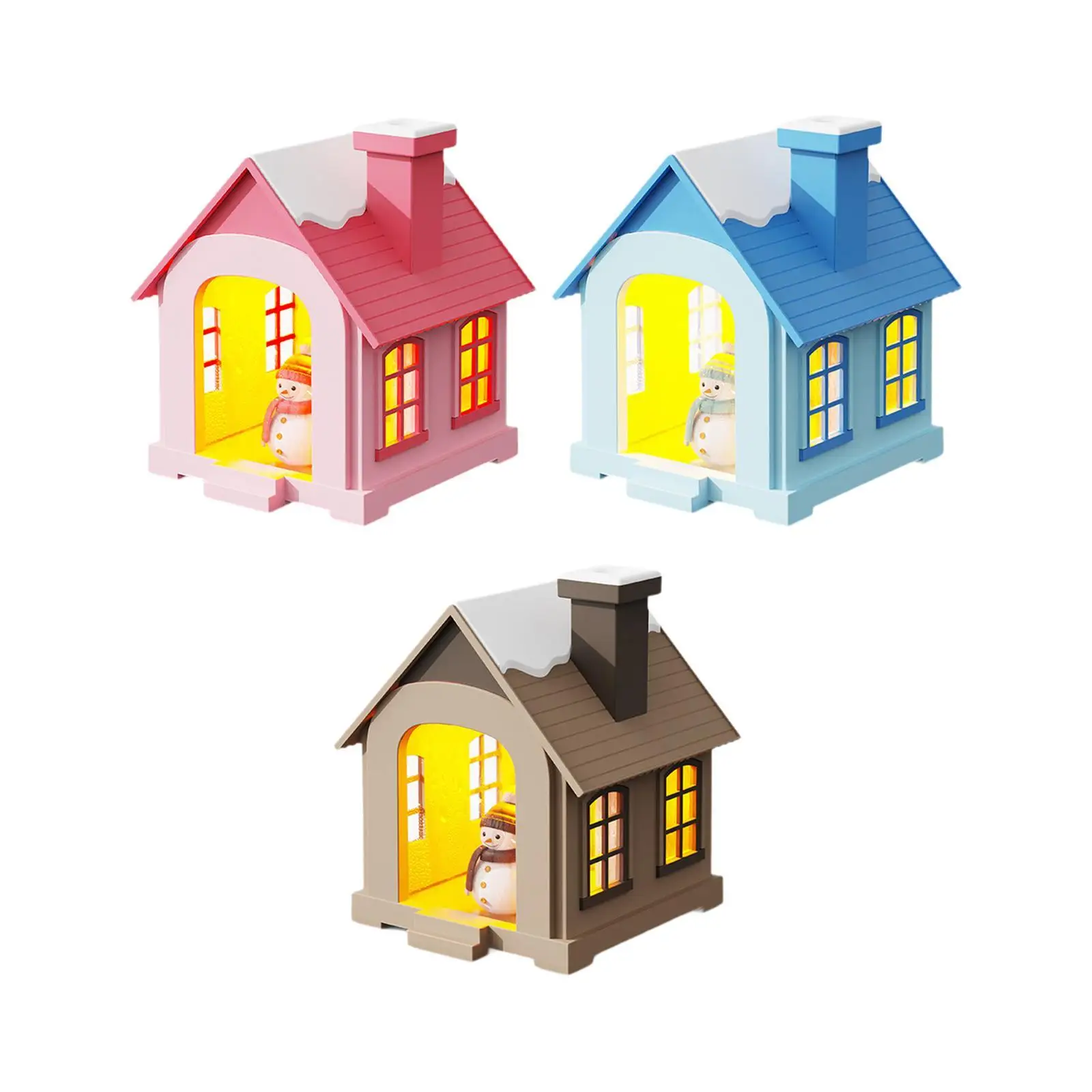 Misting Humidifier House Shaped Decor Personal Desktop Humidifier for Travel