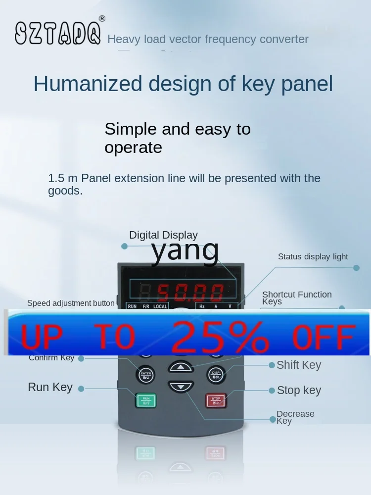 

CX heavy duty inverter 380V/11KW/15/22/30/45/55kW fan water pump variable frequency governor