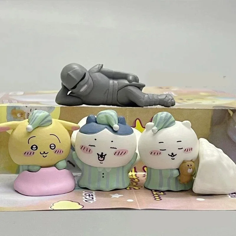 Neues Produkt Chiikawa usagi hachiware pochette no yoroi-san Pyjamas Schlafversion Landschaft Ornamente Figuren Geschenke Sammlerstücke