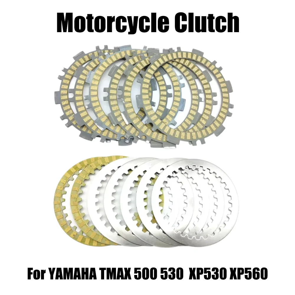 

For YAMAHA TMAX 500 TMAX 530 TMAX 560 TMAX 530 500 560 XP530 XP560 XP 530 560 T-MAX500 Motorcycle Clutch Plates Friction