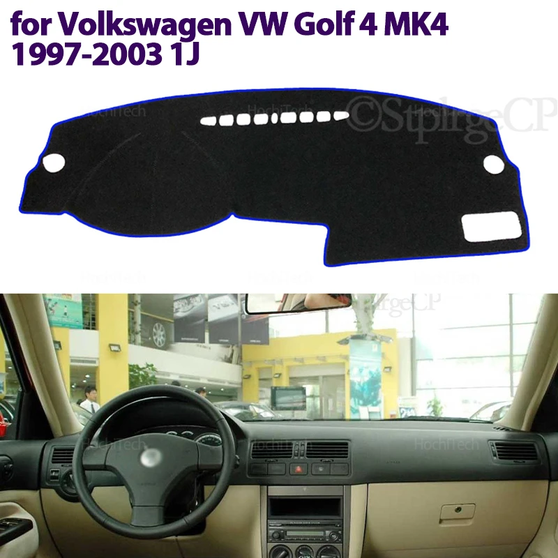 for Volkswagen VW Golf 4 MK4 1997~2003 1J Car Accessories Dash Board Sunshade Carpet Anti-UV 2002 Dashboard Cover Protective Pad