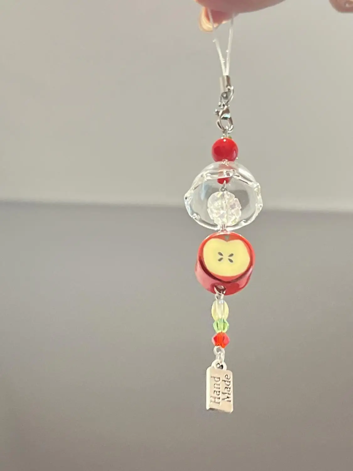 ใหม่ Y2K ผลไม้ลูกปัด Charms จี้น่ารัก Kawaii Lucky Wind Chimes Key Chain สําหรับ iPhone 15 Airpods หูฟัง