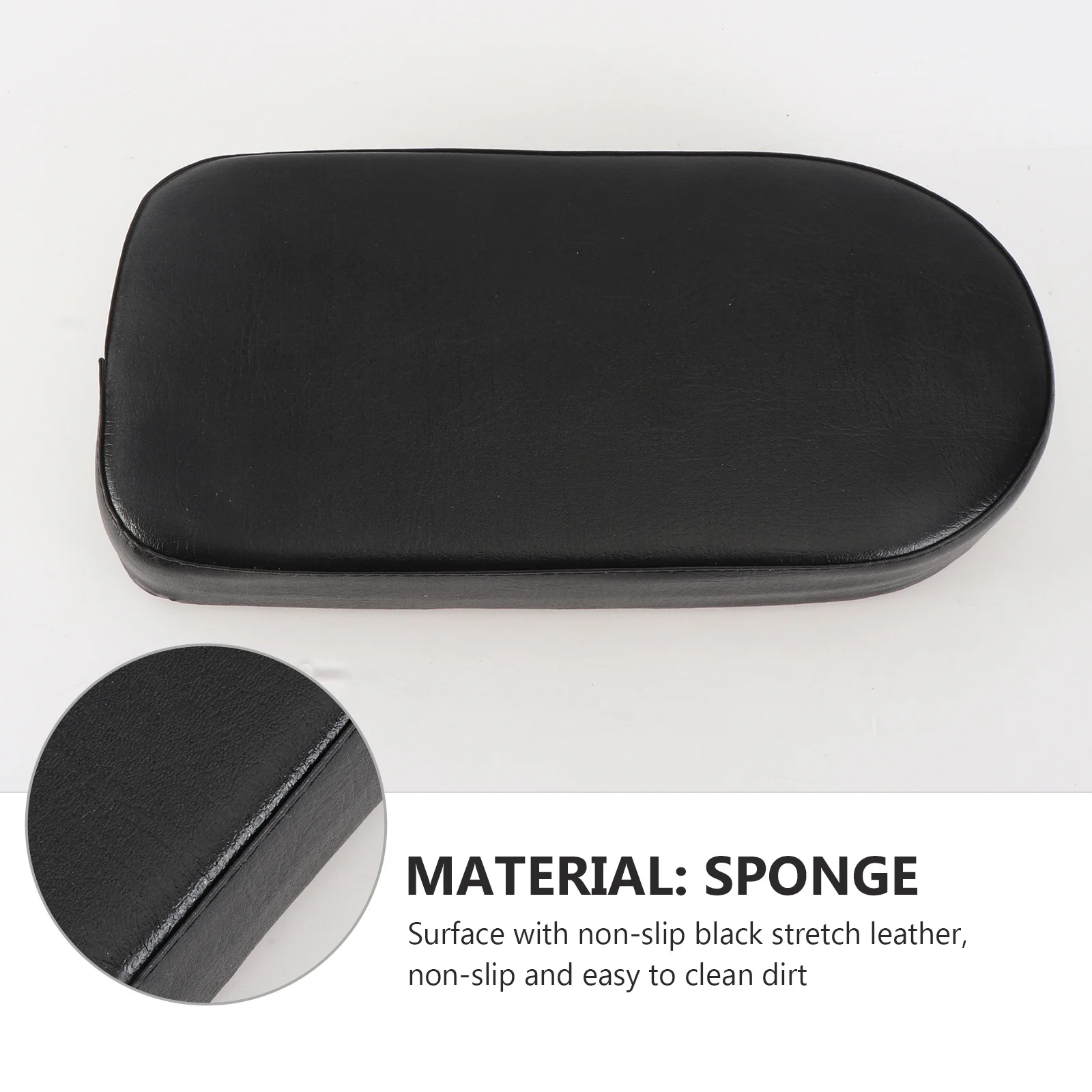 سرج خلفي للدراجة، أسود غير قابل للانزلاق، وسادة إسفنجية سميكة قابلة للتمدد، تصميم قابل للإزالة، سهل التركيب، مقعد أمان لركوب الدراجات