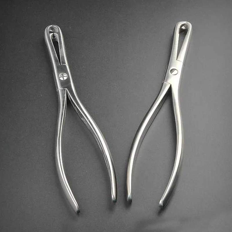 Urządzenie medyczne ortopedyczne, kleszcze do trzymania kości z dwoma lub czterema zębami Kleszcze do redukcji złamań ze stali nierdzewnej