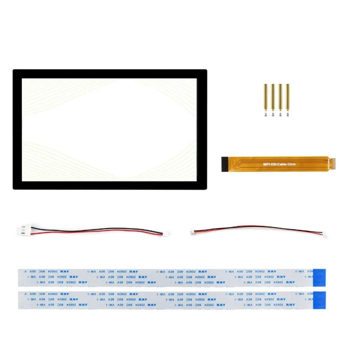T767C Tools- 10.1 Inch IPS 720x1280 Touch Display for 4/5 DSI Capacitive Ten-Point Touch Portable Tempered Glass Panel