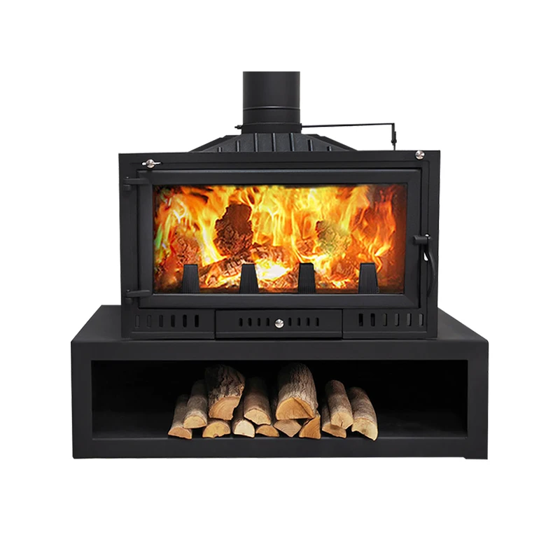 The product can be customized.True Fire Fireplace Modern European-style Embedded Wood Fireplace Homestay Villa Living