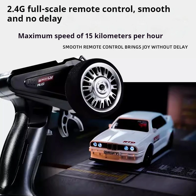 1:43 Mini Rc Drift Auto Voor Desktop 4wd Volledige Proportionele Controle Glad Drifting 3 Klassieke Gesimuleerde Modellen Voor Verzamelaars