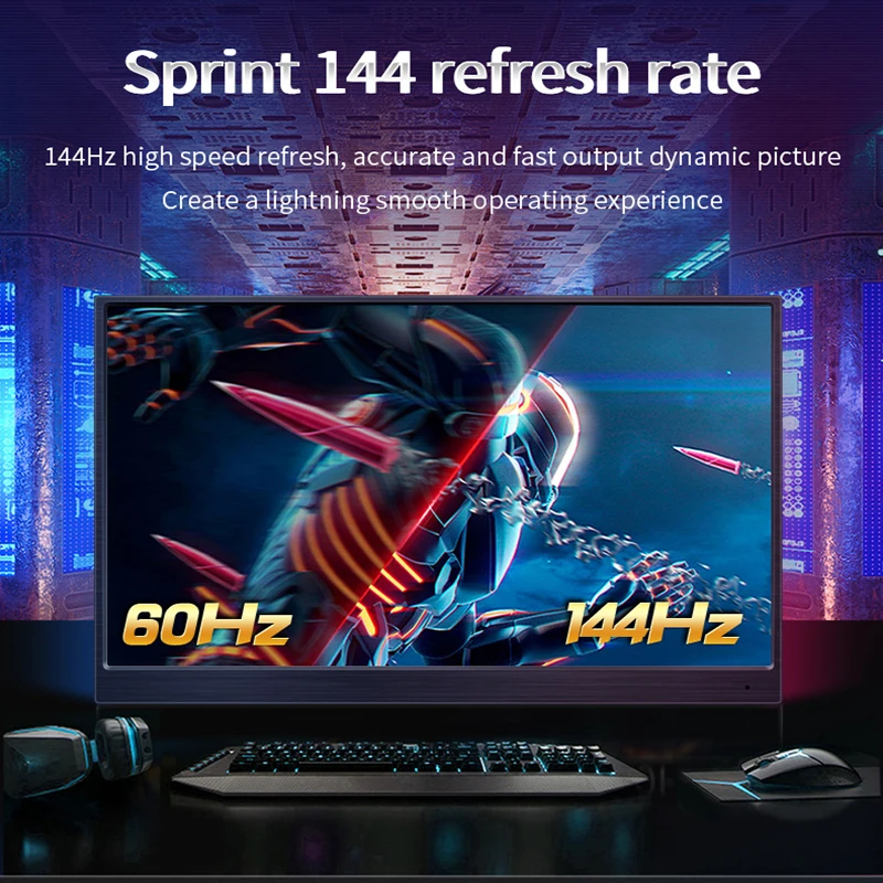Monitor portátil con carcasa de Metal HDR FreeSync, 15,6/17,3 pulgadas, 144hz, 240hz, 300 hz, para Xbox, PS4/5, Switch