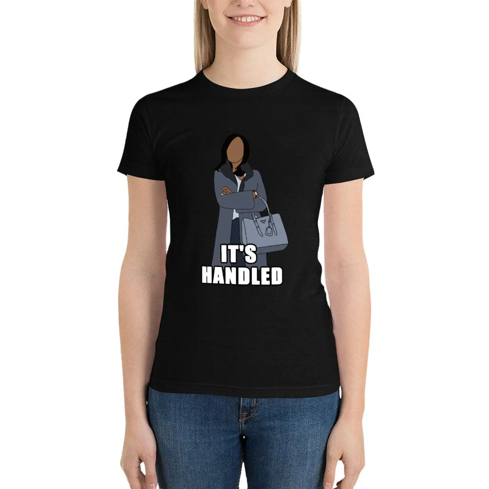 

its handled T-Shirt Blouse plus size tops female tees korean Women's clothes