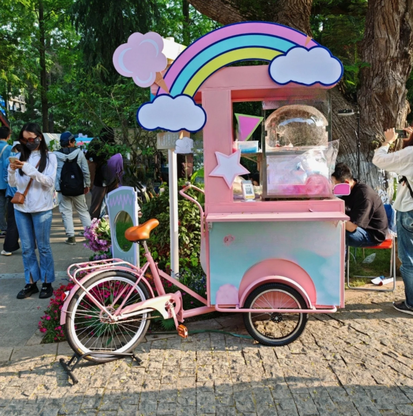 Tricycle de vente ambulante pe - Outdoor Furniture Exhibition avis et prix