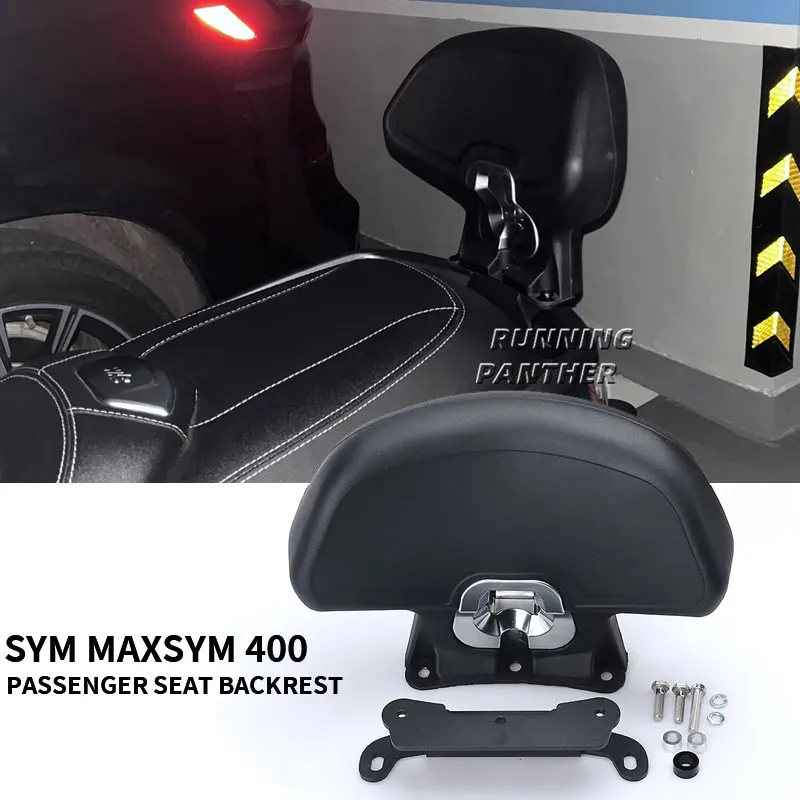 

Для SYM MAXSYM 400 MAXSYM400 UP-2022 2021 2020 мотоциклетные черные задние пассажирские сиденья, задние спинки, подушки