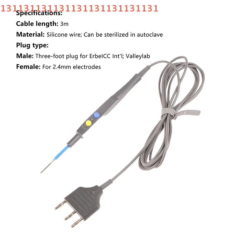 قابلة لإعادة الاستخدام الكهربائية ESU قلم رصاص الجراحة الكهربائية المتاح الجراحة الكهربائية أحادي القطب سكين كهربائي القلم الأوتوكلاف #1