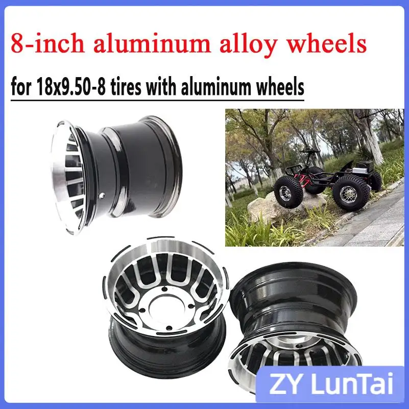 

8 Inch Go-kart Rims with Bearing Wheel Hub Use 19X7.00-8 Tyre 20x7-8 21x7-8 Vacuum Tires for 50cc-125cc Go-kart Four Wheel ATV