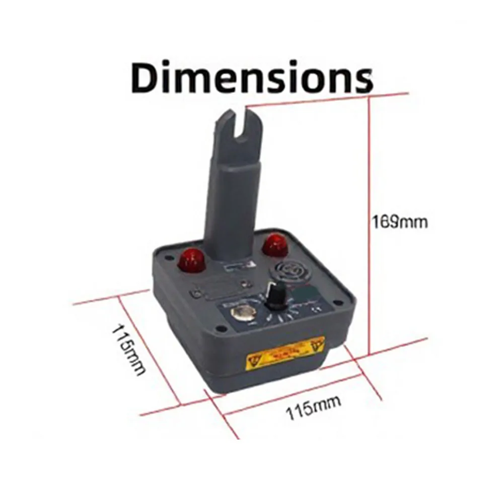 ES9080 Non Contact Voltage Detector 380V-550kV High Low Voltage Tester With Audible Visual Alarm IP65 For Cable Tracing Tool
