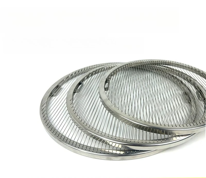 Korean Style Barbecue Grill Mesh, Stainless Steel Wire BBQ Grate, Reusable Grill Grid for Charcoal Grill Outdoor Cooking