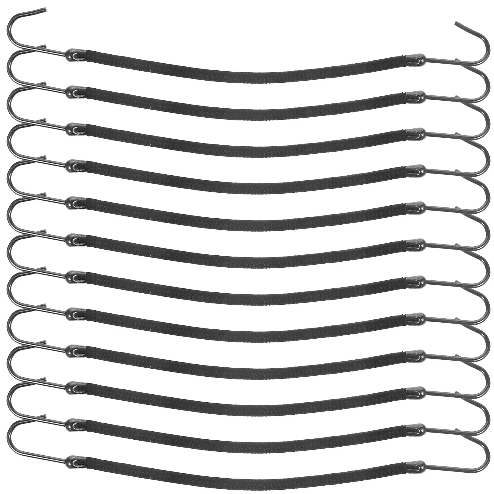 

12Pcs Ponytail Hooks for Thick Hair Bungee Elastics Natural Hold Hairstyling Tool No Pull Hair Clips Women Accessories