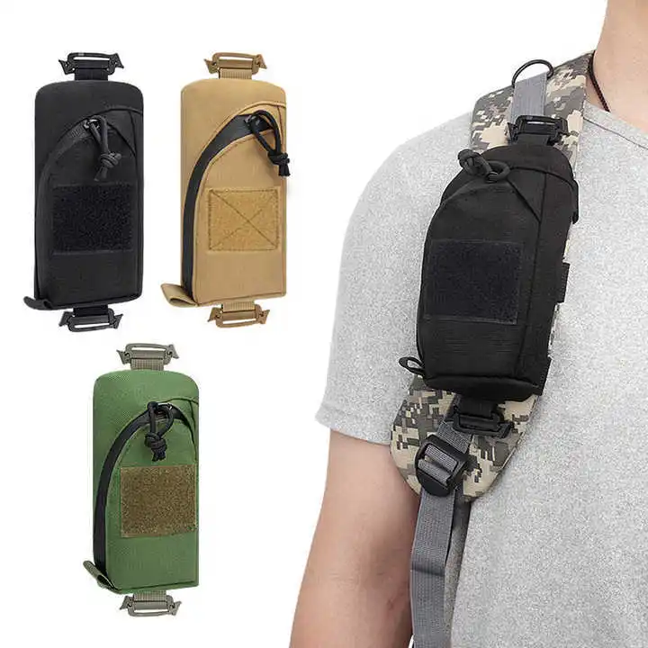 Tactical Molle Bag Multifunctional Compact EDC Organizer Backpack Shoulder Strap Accessory Pouch for Outdoor Sports Travel Hunt