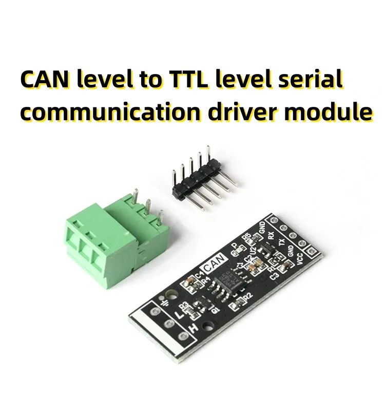 CAN level to TTL level serial communication driver module