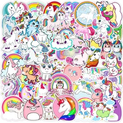 50 Pcs/Set Cute Cartoon Unicorn Graffiti Stickers DIY Luggage Phone Laptop Cup Notebook Decoration Waterproof Sticker Decals