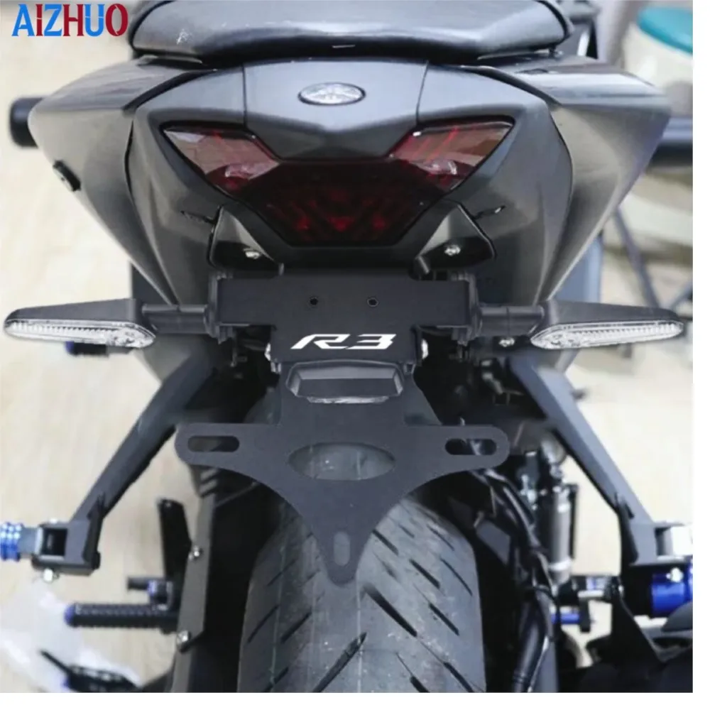 

License Plate Holder Bracket For Yamaha YZF R3 R25 YZFR3 MT-03 MT 03/25 MT03 MT25 2014-2026 Rear Tail Tidy Fender Eliminator Kit
