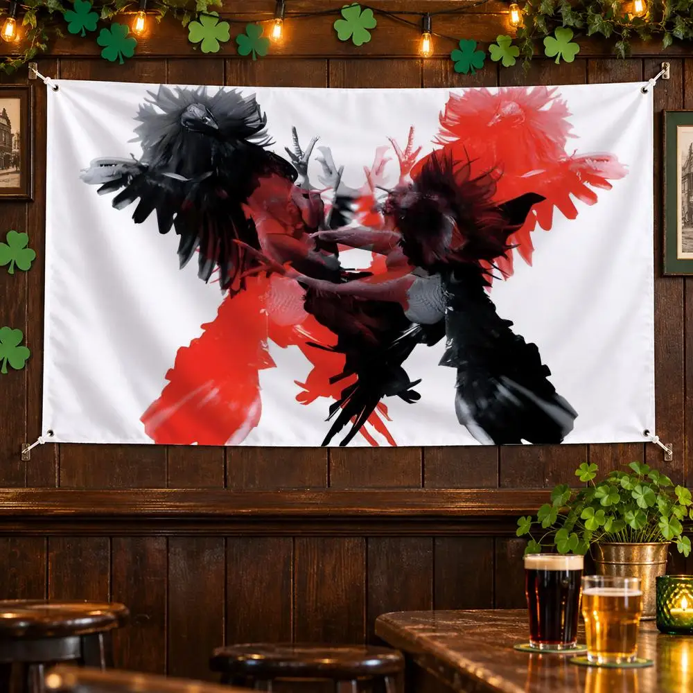Kings Of Leon Flags No Hem Banner Anti Fade Washable Home Wall Decor Multi Sizes