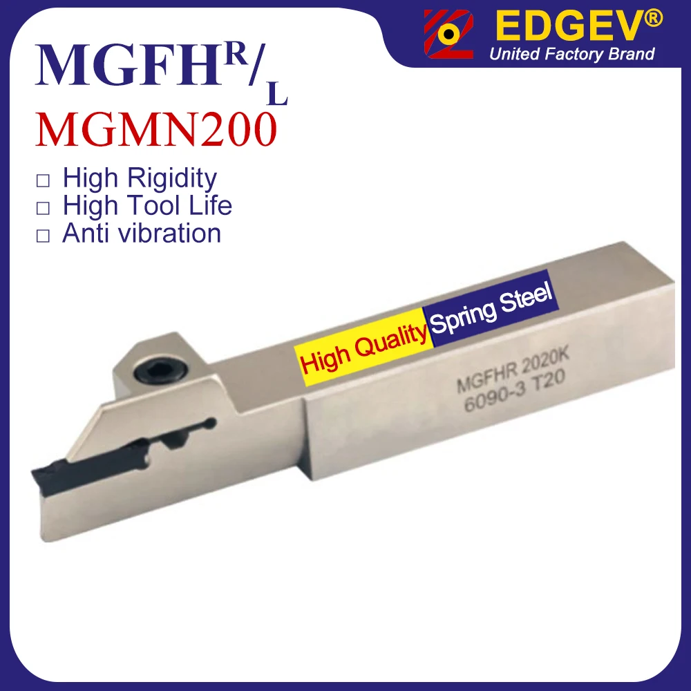 

MGFHR MGFHL face grooving tool MGFHR2020 MGFHR2525 CNC Lathe metal turning tool groove cutter for Mgmn200 holder