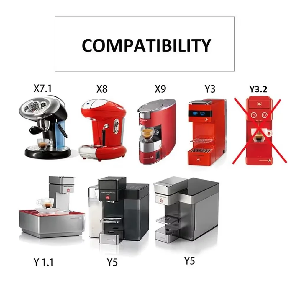 For Illy Espresso Machine X7.1 X8 X9 IllY3 IllY1.1 IllY5 Reusable Coffee Capsule Refillable Pods view 2