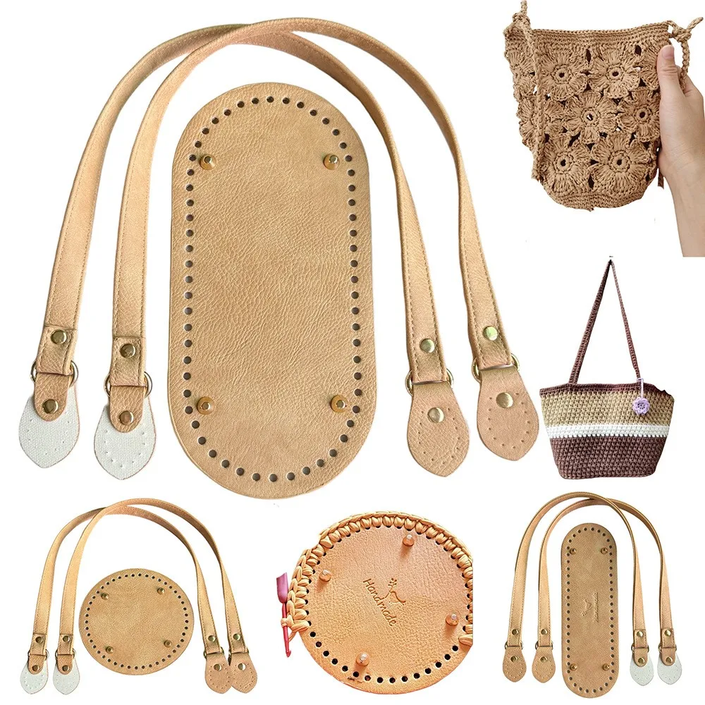 conjunto-de-acorios-para-bolsa-de-couro-de-vime-artesanal-alca-de-couro-falso-vintage-palha-rafia-material-de-couro-di