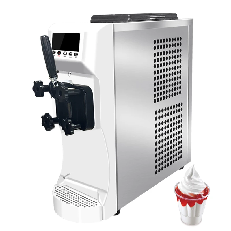Ice Cream Making Machine 12-16L/H Automatic Soft Serve Commercial Ice Creaam Makers Ice Cream Machine for Business Price