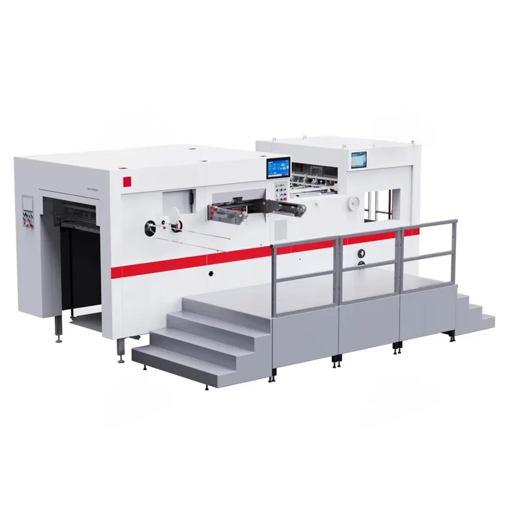 Automatic High Efficiency Sheet Paper Die Cutting Machine High Speed Die Cutting Creasing Embossing Machine - view 2