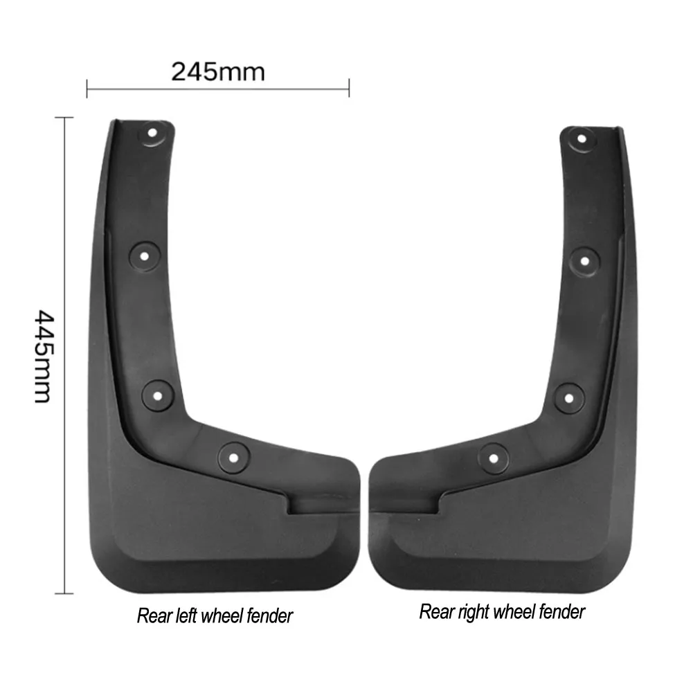 

Heavy Duty Mud Flaps for For FORD For RANGER 2024 Custom Fit Front and Rear Guards Designed for Harsh Conditions