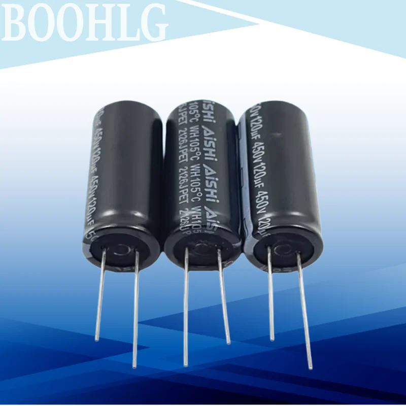 5PCS 450V 120UF 450V New Original Controller Power Aluminum Electrolytic Capacitor 18X40