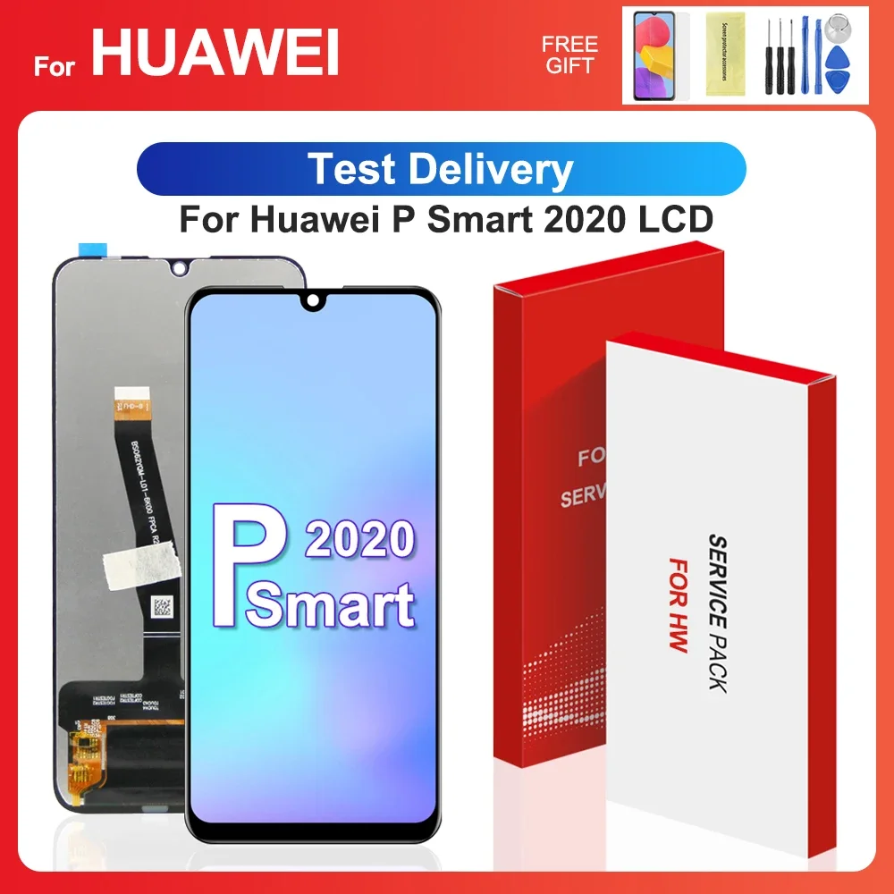 Dla HUAWEI P Smart 2020 6.21 \'na PSmart2020 wymiana zespołu digitizera z wyświetlaczem LCD