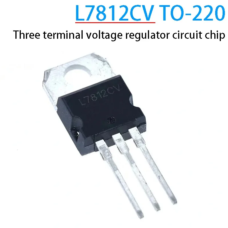 

10PCS L7812CV TO-220 L7812 Three-terminal Voltage Regulator Directly Inserted TO220 12V 1.5A