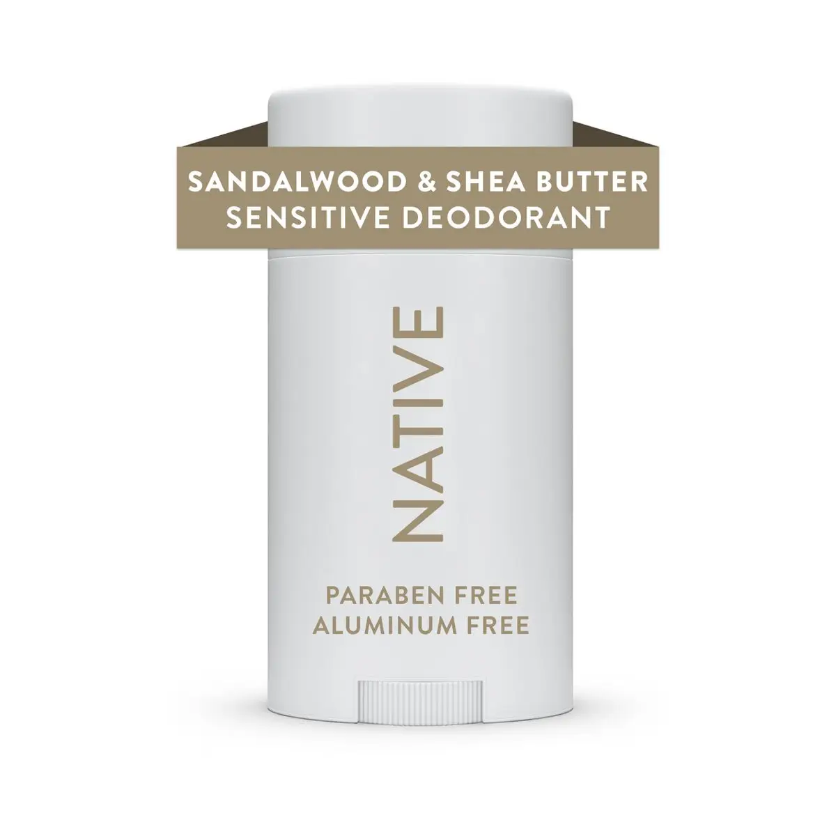 

Sensitive Deodorant for Men & Women - Sandalwood & Shea - No Baking Soda - 2.65oz