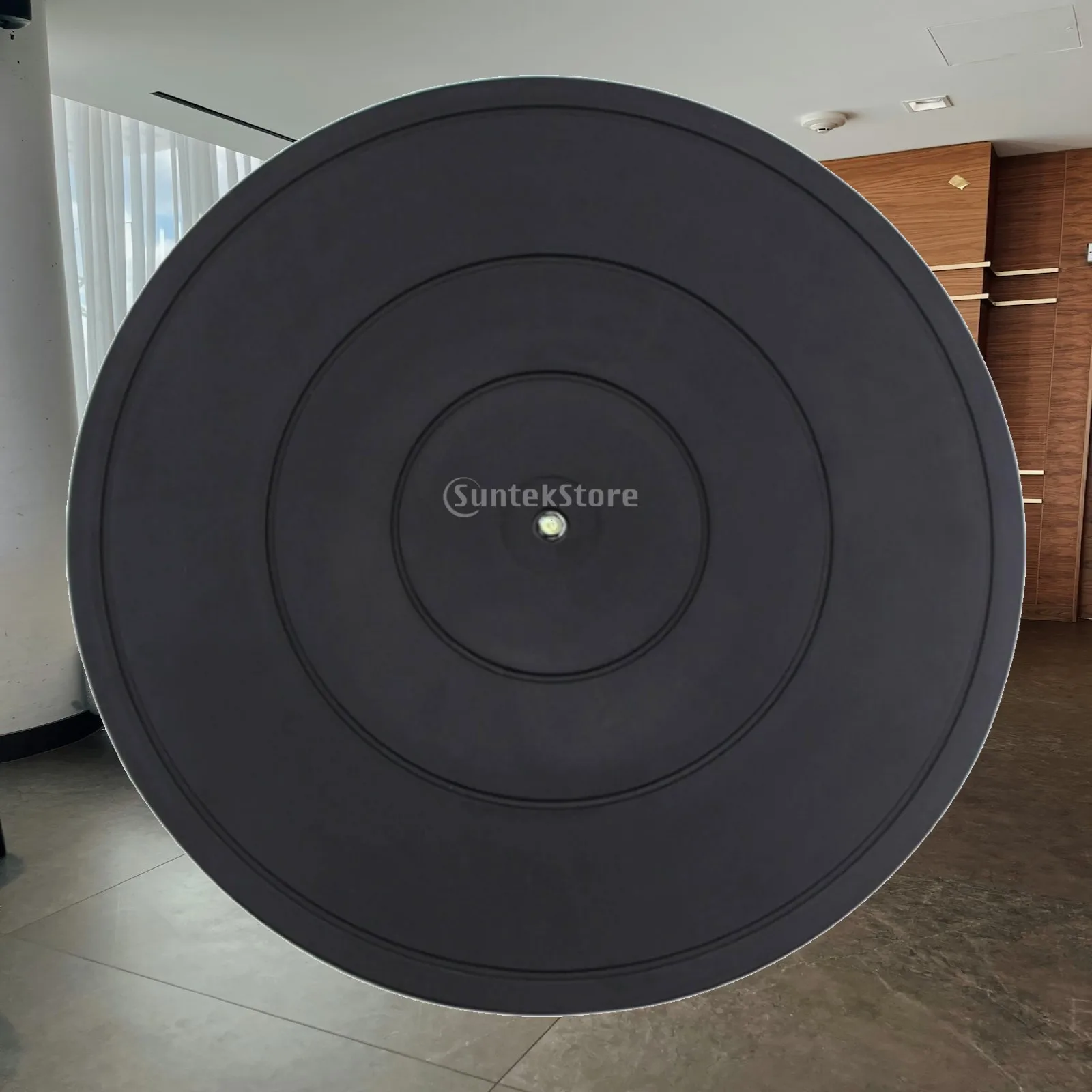 Low Profile Black Turntable for Pottery Clay Modeling Rotating Sculpture Stand for Painting Detailing Display