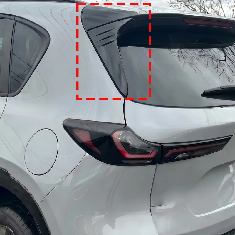 For Mazda CX-5 CX5 2026 2027 Car Carbon Fiber Rear Window Triangle Cover Trim Decoration Exterior Accessories Car Styling