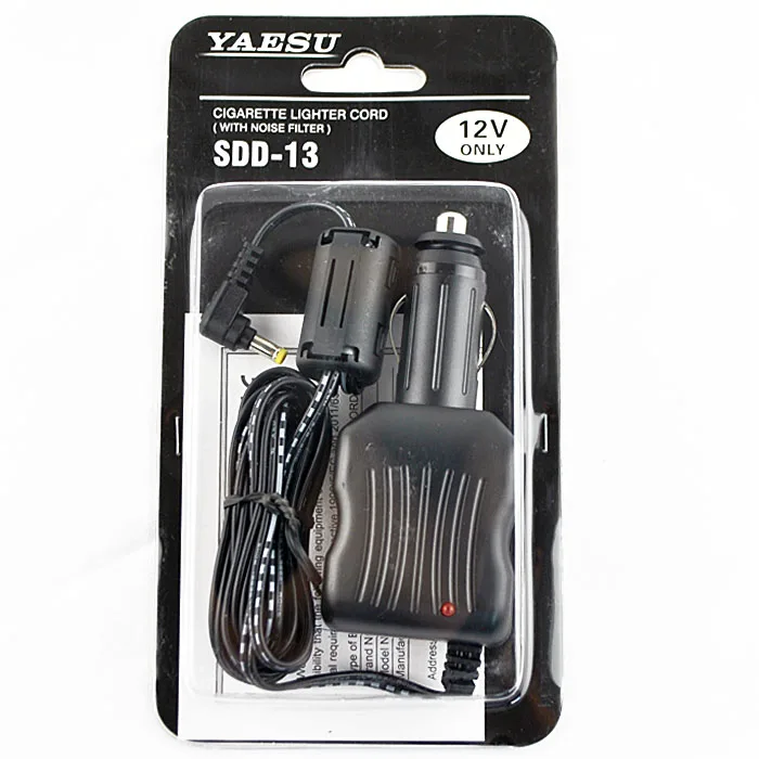 For YAESU SDD-13 car charging cable for VX-6R 7R 8DR FT70DR FT2DR