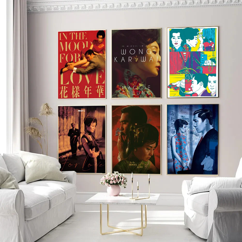 IN THE MOOD FOR LOVE WhitepaperSelf-adhesive Art Poster Whitepaper Prints Posters Artwork Home Decor