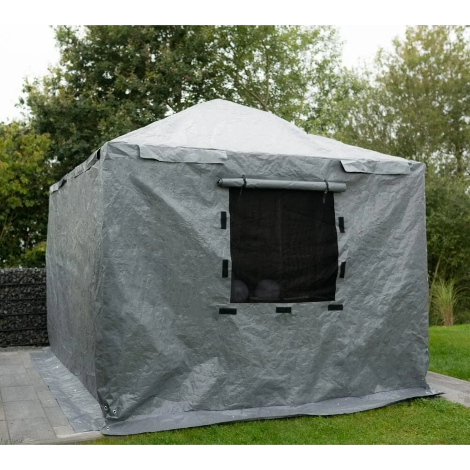 Universal Winter Cover for 10 ft x 12 ft Gazebos Gray Gazebo Accessories