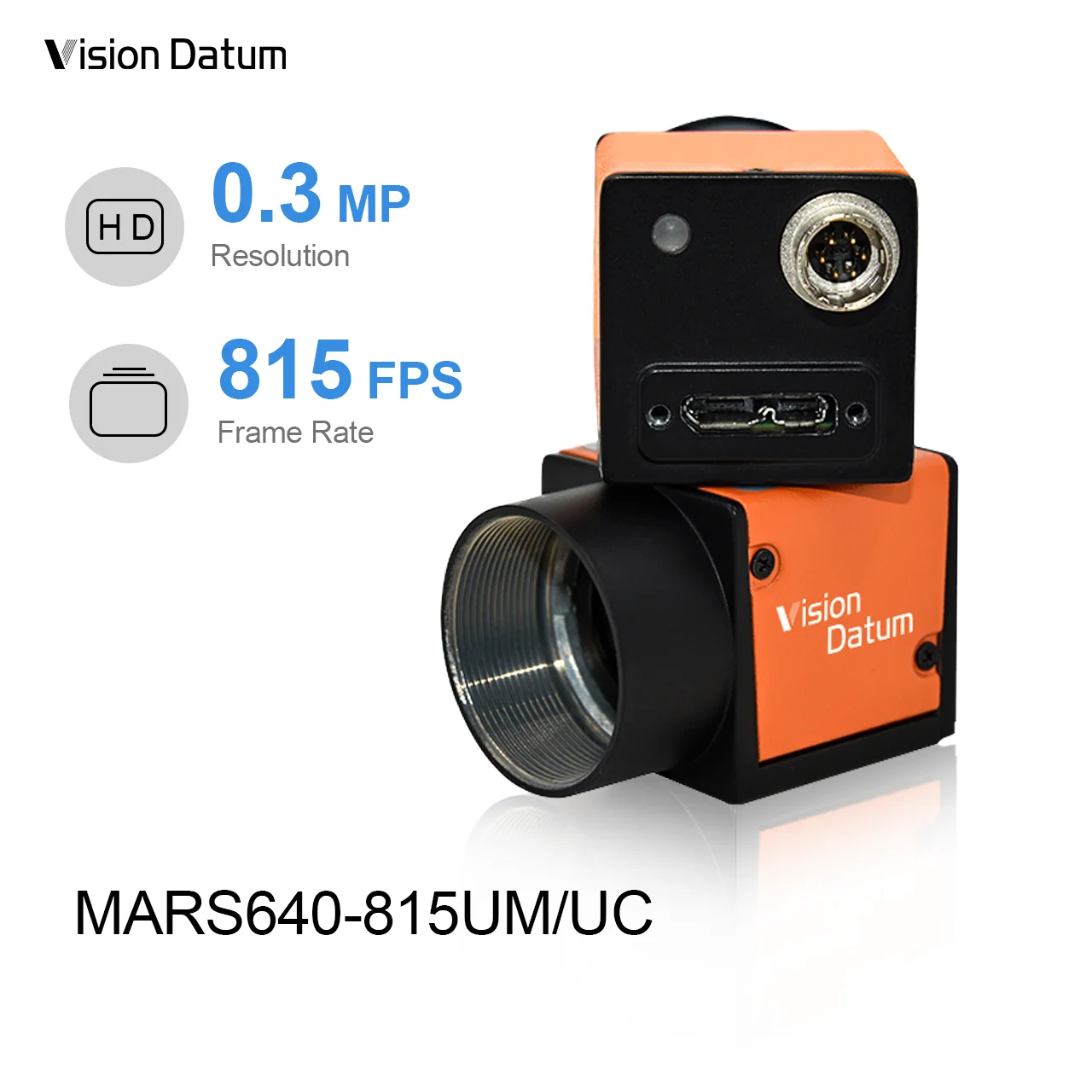 

High Speed 815fps 1000 fps USB3.0 CMOS Inspection Camera Vision Datum