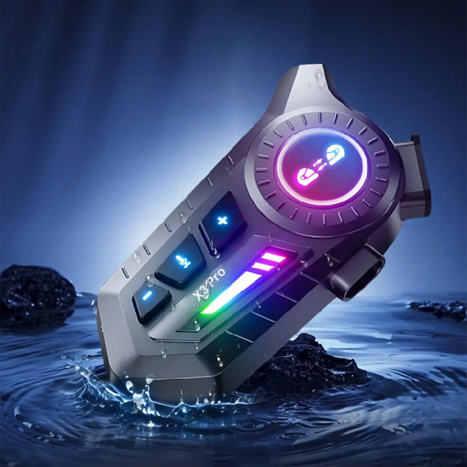 

Motorcycle Helmet Headphones Double-speaker Wireless Helmet Earphones Cycling Communication Headphones For Daily Commuting