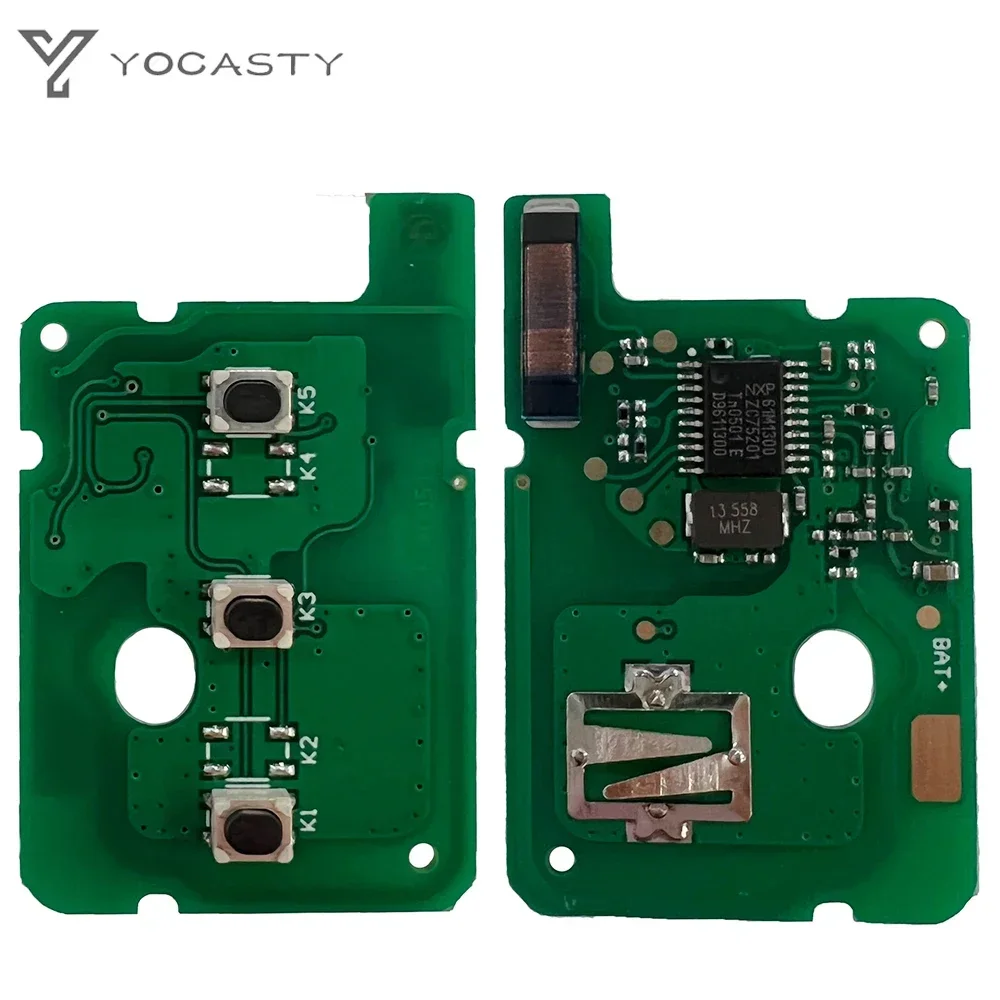 YOCASTY Remote Car Key Fob 2/3 Button 433MHz PCF7961M For Renault Sandero Dacia Logan Lodgy Dokker Duster Trafic