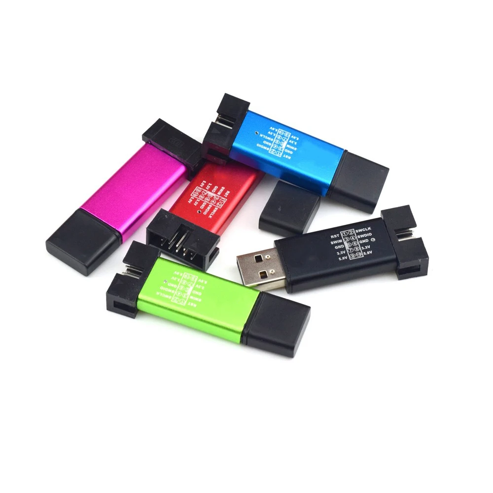 ST LINK Stlink ST-Link V2 Mini STM8 STM32 Simulator Download Programmer Programming With Cover DuPont Cable ST Link V2