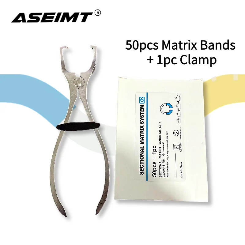 

Dentist Tools Sectional Contoured Matrix System, Metal Matrices Dental Matrix Bands Clamp, Nickel Titanium Clamping Ring